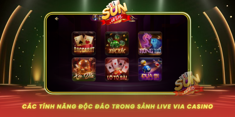 Cac Tinh Nang Doc Dao Trong Sanh Live Via Casino
