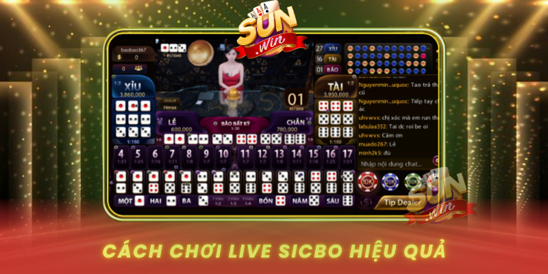 Cach Choi Live Sicbo Hieu Qua