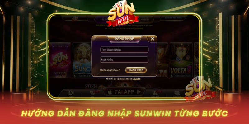 Huong Dan Dang Nhap Sunwin Tung Buoc