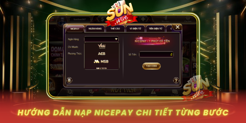 Huong Dan Nap Nicepay Chi Tiet Tung Buoc