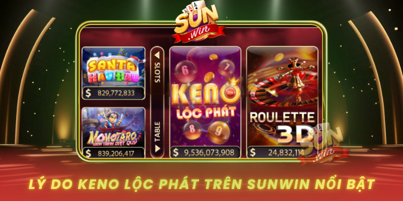 Ly Do Keno Loc Phat Tren Sunwin Noi Bat