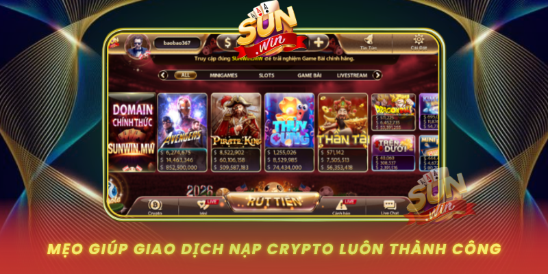 Meo Giup Giao Dich Nap Crypto Luon Thanh Cong
