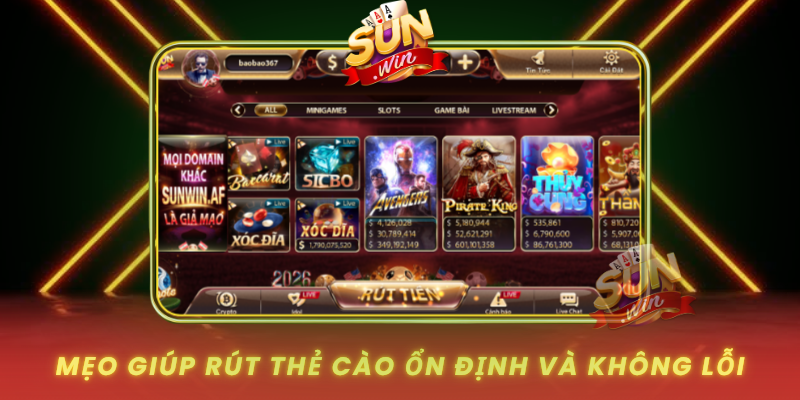 Meo Giup Rut The Cao On Dinh Va Khong Loi