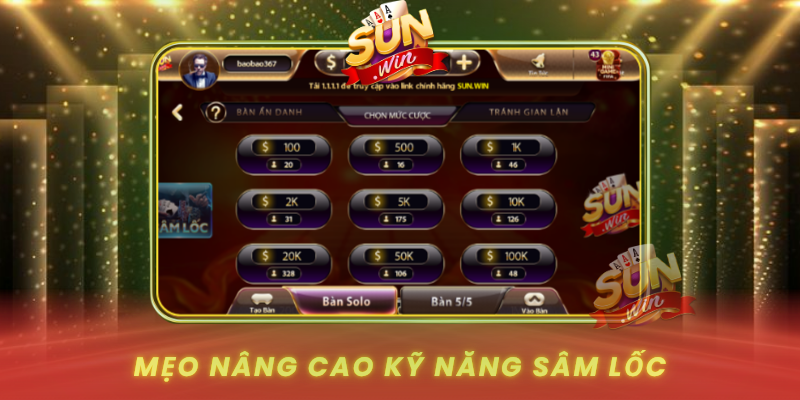 Meo Nang Cao Ky Nang Sam Loc