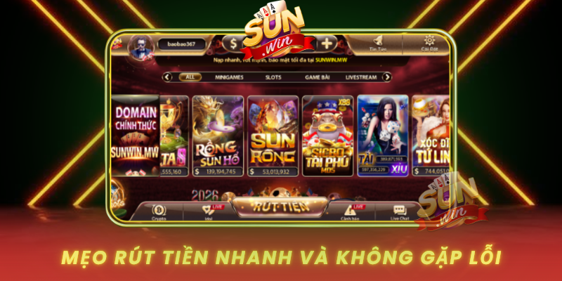 Meo Rut Tien Nhanh Va Khong Gap Loi