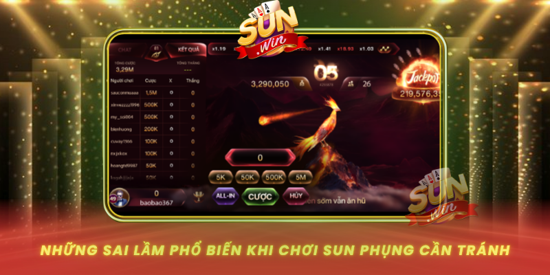 Nhung Sai Lam Pho Bien Khi Choi Sun Phung Can Tranh