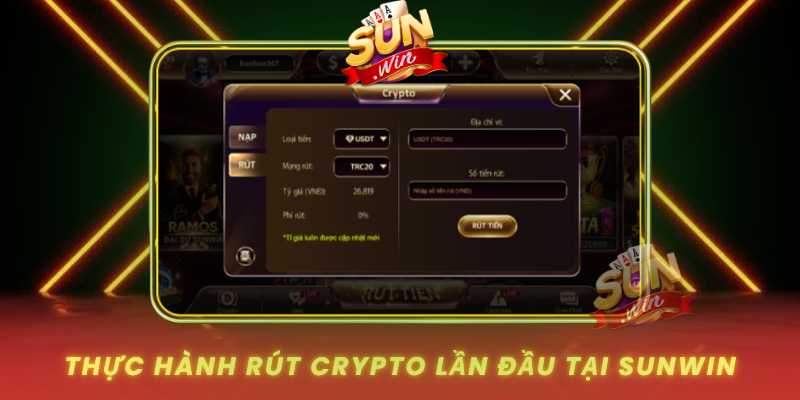 Thuc Hanh Rut Crypto Lan Dau Tai Sunwin