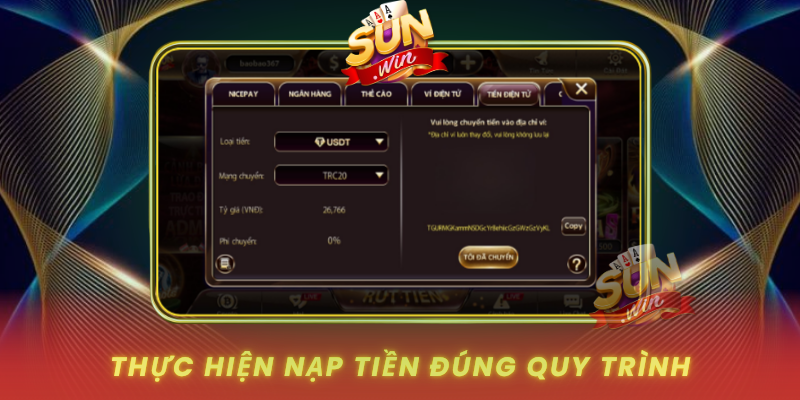 Thuc Hien Nap Tien Dung Quy Trinh