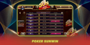 Trai Nghiem Poker Tro Choi Tri Tue Dinh Cao Tai Sunwin