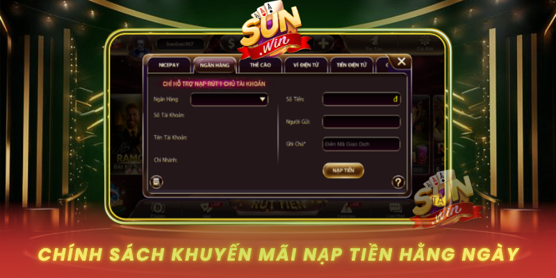 Chinh Sach Khuyen Mai Nap Tien Hang Ngay