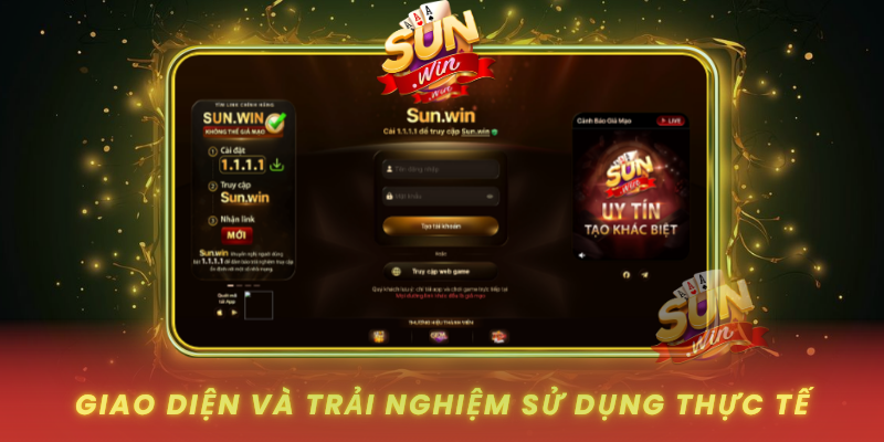 SUNWIN – Cổng Game Giải Trí Trực Tuyến Đáng Trải Nghiệm 7 Giao Dien Va Trai Nghiem Su Dung Thuc Te